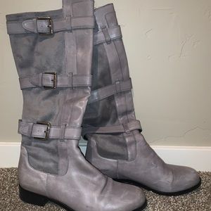 Grey Cole Haan tall boots